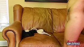 skinny blonde raelyn fingers herself and gets ass fucked!