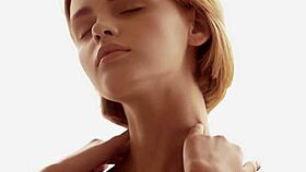 perfect brunette teen ariel does sensual striptease session.