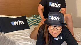 colombian milf's tight ass and pussy get pounded close up