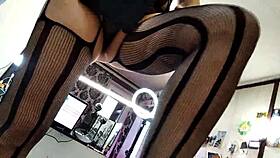 Aimee Paradise, the MILF sex wife, enjoys a hot solo session