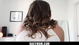 Stepmom Havana Bleu Seduces Stepson with Bold Sexual Moves on Racymom.