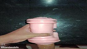 Trailer Kissy gives intriguing blowjob to real doll