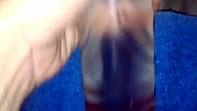 Wife hayley uses big dildo in part one.