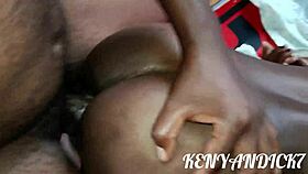 hot ebony wife fucked till creampie