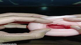 Trailer Kissy gives intriguing blowjob to real doll