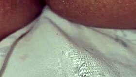 Esposa reveals her hairy brunette beaver up close.