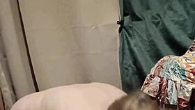 housewife slave venerates dominatrix with dildo humiliation