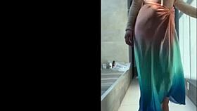 Glamorous Outdoor Scene In Miniskirt And Nylon