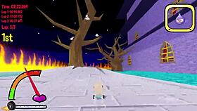 exploring the shady lewd cart in this hentai gameplay adventure