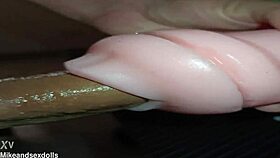 Trailer Kissy gives intriguing blowjob to real doll