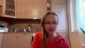 Glasses wearing goddess in financial domination role play