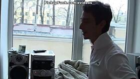 two blondes sucking dick on dance lesson in public reality show