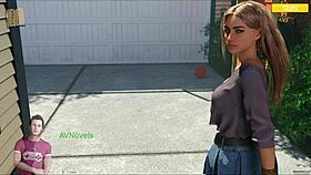 Wow The Curvy Fat Girl In Cute Outfit Shows Off Her Erotic Body In 3D