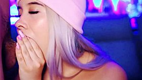 Valentina's insatiable appetite for cock sucking on webcam