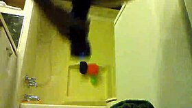 extreme dildo insertion stretches limits in wild anal play