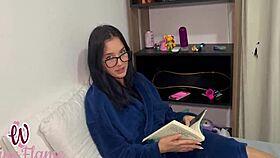 bold deep throat blowjob on boyfriend with intense passion