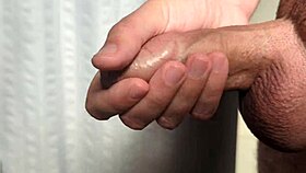 an amateur enjoys a close-up solo masturbation in the early morning light