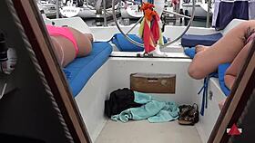 I picked up two Asian babes on the boat and fucked them