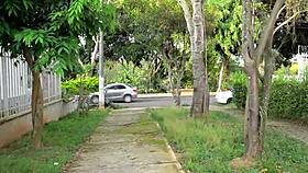 stranger convinces big-tits latina to star in videos - part 1