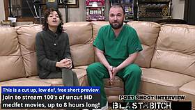 Brooklyn rossi sucks dick backstage then gets bent over for doggystyle and huge cum blast