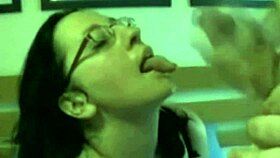 Horny BBW ex-girlfriend rides cock and gets facial