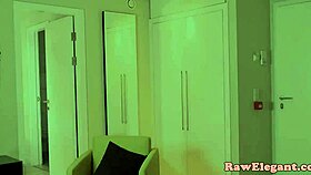 Glamour Lesbians In Stockings Tease Each Other's Pussies With Toys