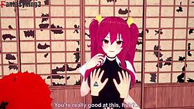 stella vermillion gives footjob handjob boobjob and gets fucked pov