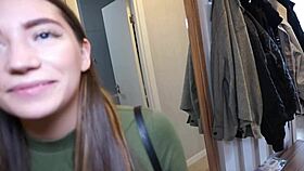 drilling a cute redhead stranger in pov quickie style