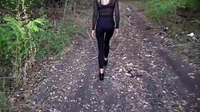 Public park anal sex with a rebellious couple