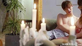 Shy blonde teen 18+ ignites wild desire