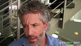 Boss Fucks Petite 18+ Pussy While Wife Watches In Lingerie