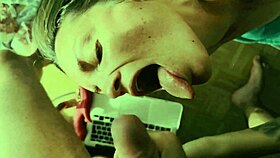 He pounds my pussy on the couch