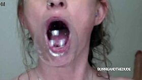 Bunny and the Dude's biggest MILF Blowjob scene with cum bubbles