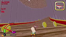 exploring the shady lewd cart in this hentai gameplay adventure