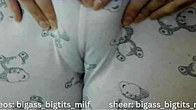 Mature Woman Masturbates In Pajamas