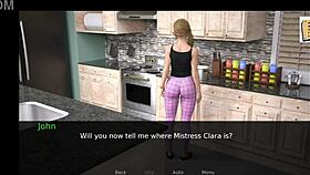 3D visual novel featuring a cute girl with a curvy body