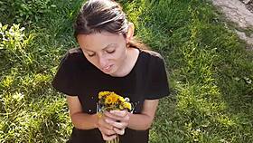 i gave my neighbor flowers and she thanked me with cunnilingus