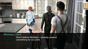 3D visual novel featuring a cute girl with a curvy body