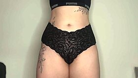 Latina's Juicy CAMELTOE Teased Hard in HOMEMADE POV Fetish Clip