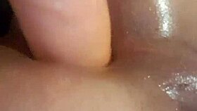 tight shemale playing with 11 inch dildo