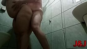 giving bath to the hot friend