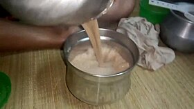 Aunty And Stepbrother Reveal Hairy Pussy In Dorm