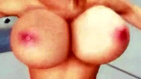 3D HQ video of big tits riding and expanding