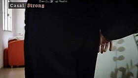 Brazilian babe surprises her man with a curvy ass in doggystyle