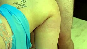 Redhead neighbor gets a birthday cock as a surprise gift