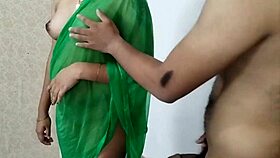 Young beauty gets her belly touched and her ass fucked in different positions