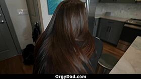 I'm begging to borrow stepdad's car, riding him hard in pov teen 18+ action. Gotta convince him somehow!