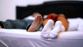 Hey, check out this schoolgirl cheating in the hotel room!