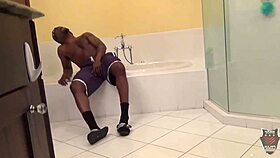 Redhead gets pumzied by BBC in hot shower scene