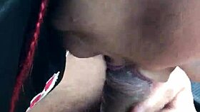 Mixed bbw sucking dick like a whore in homemade video. 🍆😋